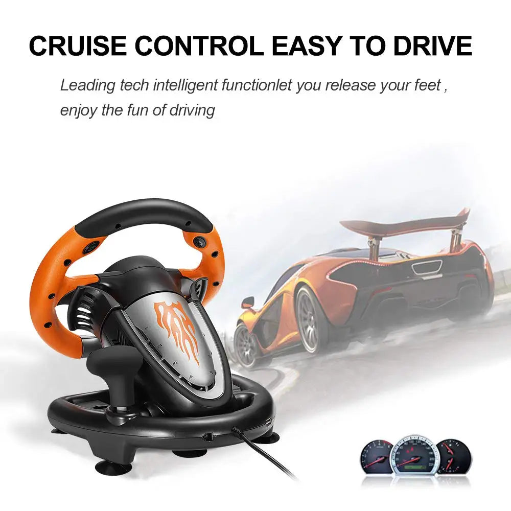 PXN V3 Pro Gaming Racing Wheel Volante PC Steering Wheel Racing Game 180°