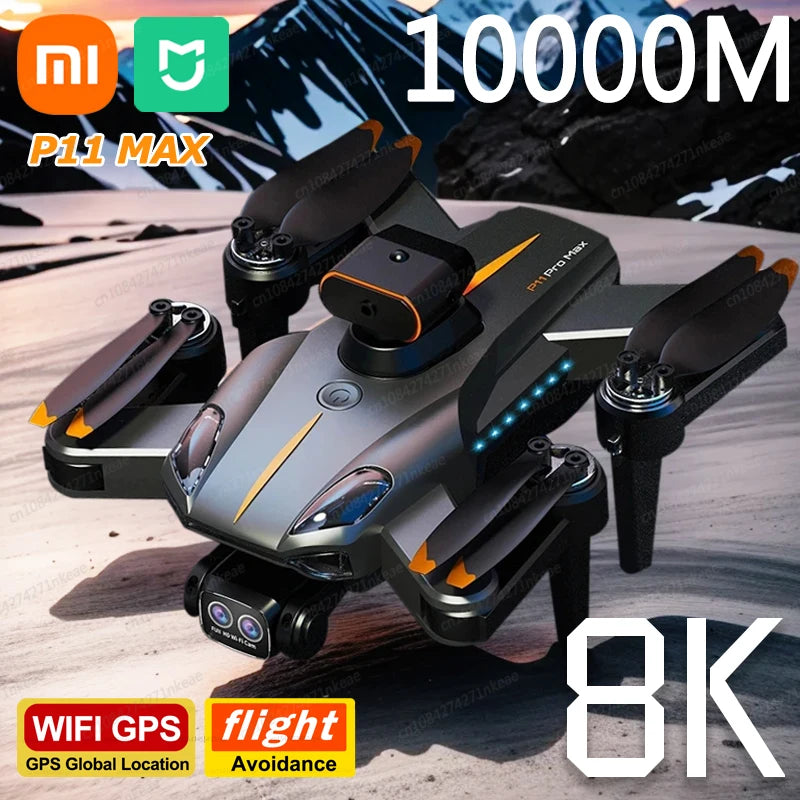 Xiaomi MIJIA P11 Max Drone 8K 5G GPS Professional HD Aerial Photography Dual-Camera